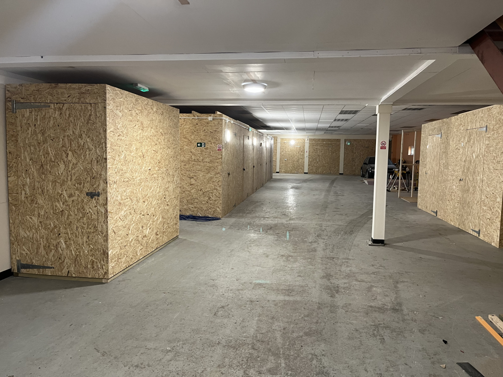 Self storage units at Pool, between Redruth and Camborne